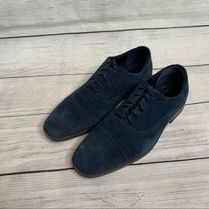 [Joseph Abboud] Aaron Oxford Suede Dress Shoes